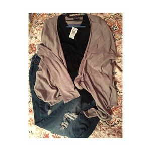 New Light Grey Sweater/Cardigan